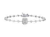 Baguette Diamant Armkette