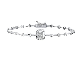 Baguette Diamant Armkette