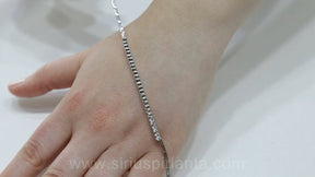 0.84 total carat diamond tennis bracelet