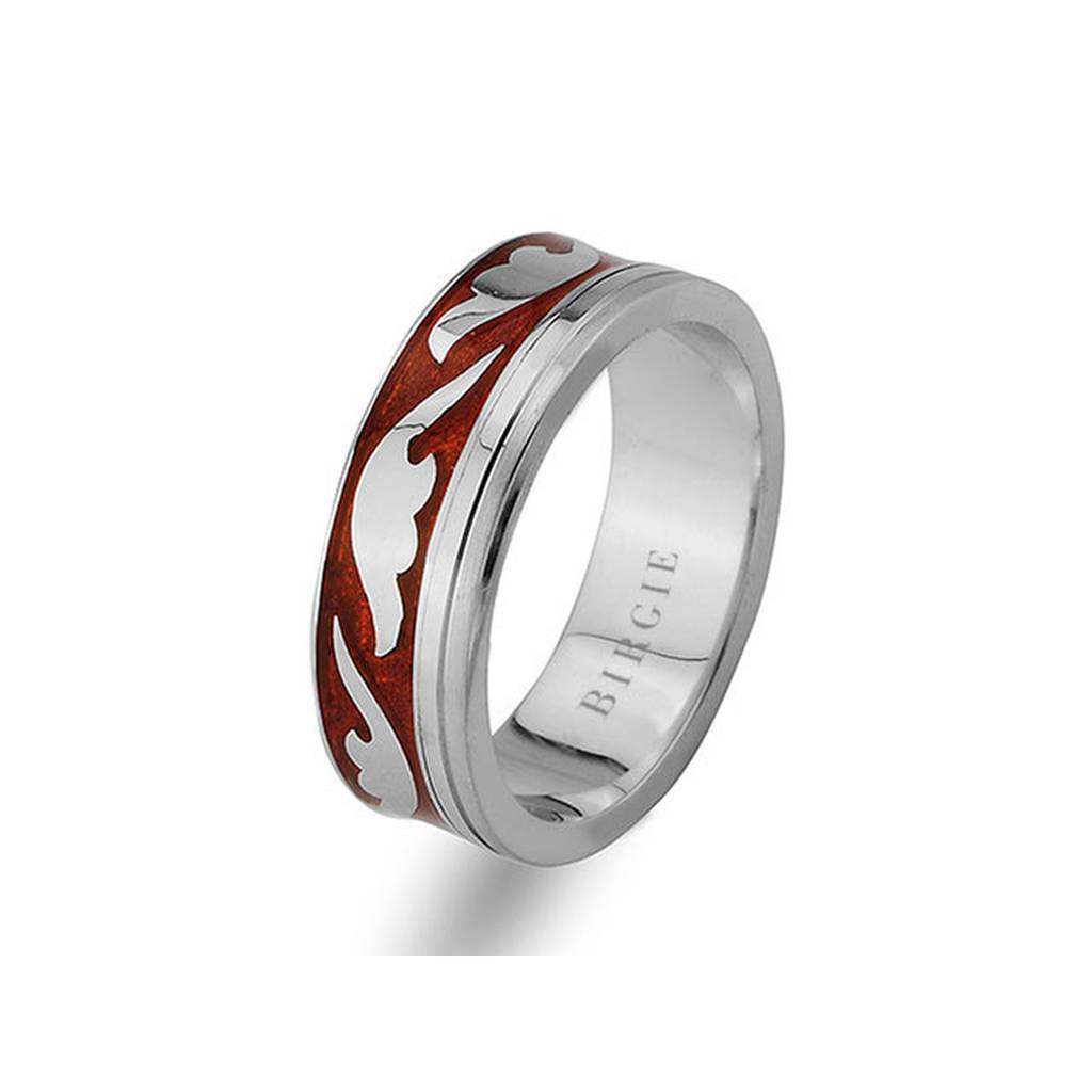 Stylish Design White Gold Wedding Band