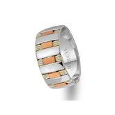 White, Rose and Yellow Gold Molloy Wedding Band w/ Diamonds - Birgie Diamant | Fine Jewellery - Diamant & Edelstein Schmuck