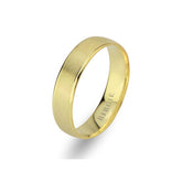 Yellow Gold Matt Classical Wedding Band - Birgie Diamant | Fine Jewellery - Diamant & Edelstein Schmuck