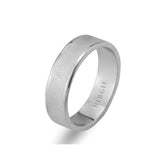 White Gold Matt Wedding Band - Birgie Diamant | Fine Jewellery - Diamant & Edelstein Schmuck