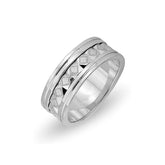 White Gold Wedding Band - Birgie Diamant | Fine Jewellery - Diamant & Edelstein Schmuck