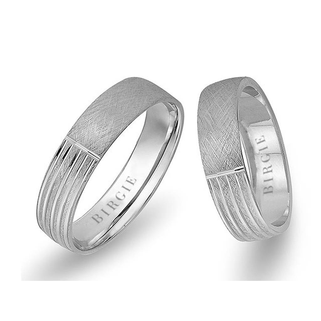 White Gold Angkor Wedding Band