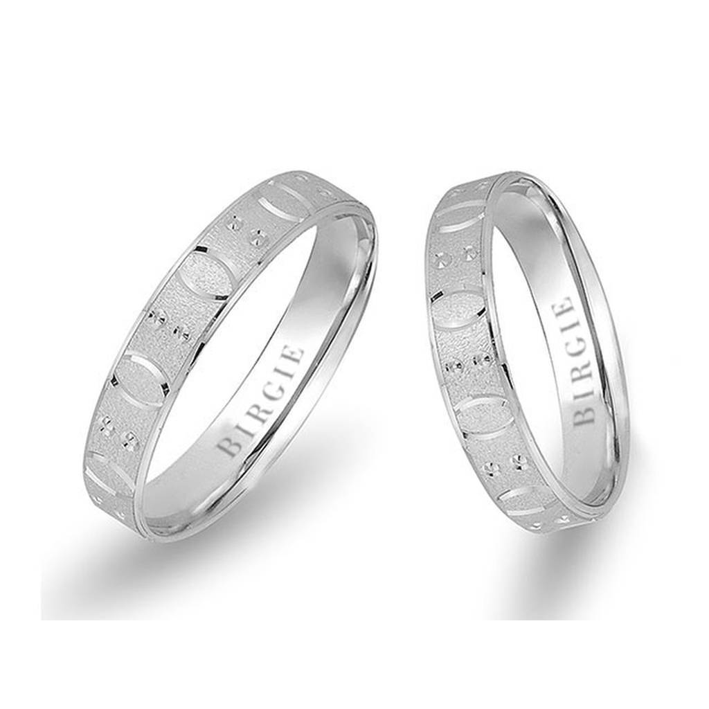 White Gold Hadrian Wedding Band