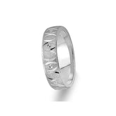 White Gold Bagan Wedding Band