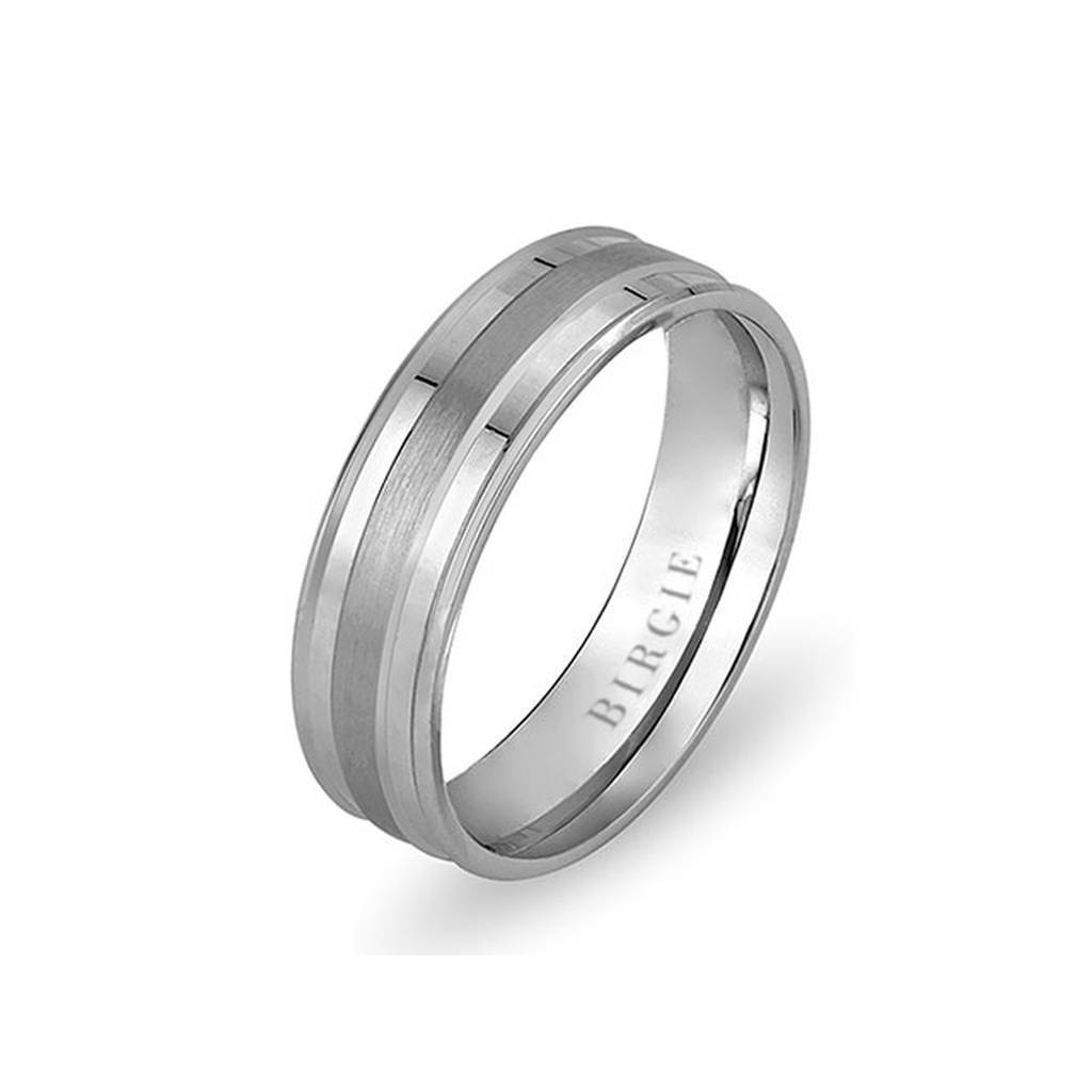 White Gold Ulker Wedding Band - Birgie Diamant | Fine Jewellery - Diamant & Edelstein Schmuck