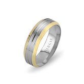 White and Yellow Gold Phuket Wedding Band