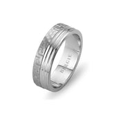 White Gold Hittite Wedding Band - Birgie Diamant | Fine Jewellery - Diamant & Edelstein Schmuck