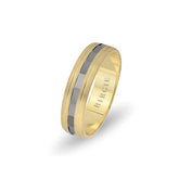 White and Yellow Gold Seleucid Wedding Band