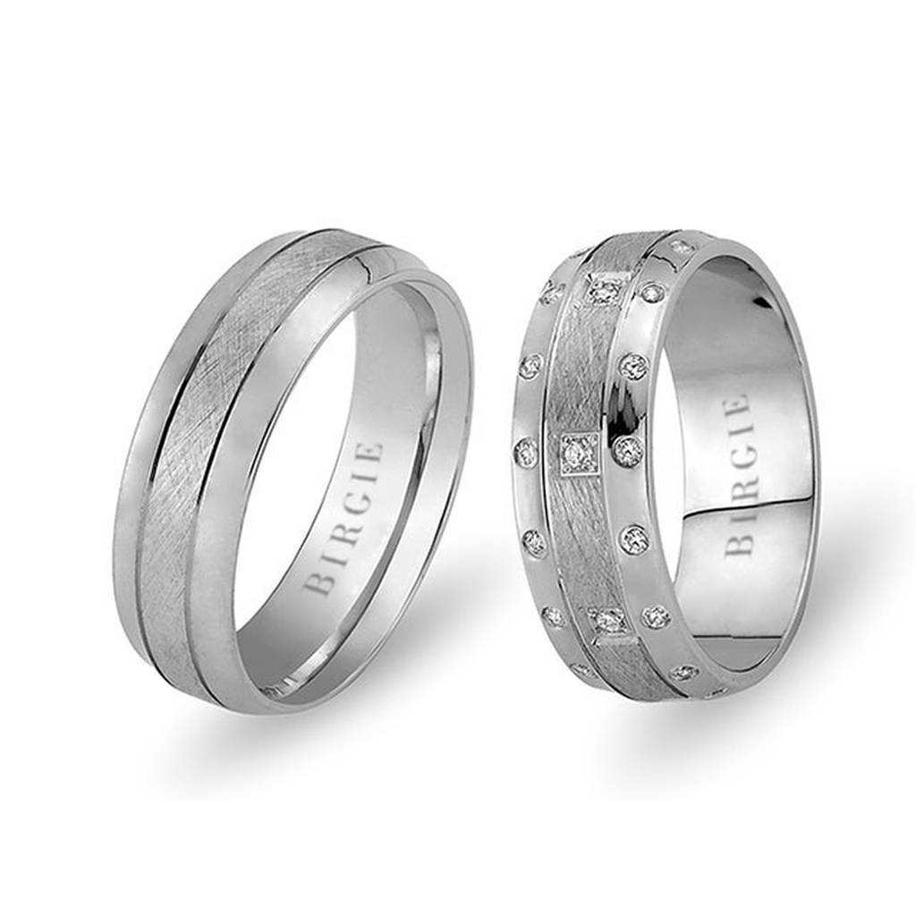 White Gold Ayazma Wedding Band w/ Diamonds