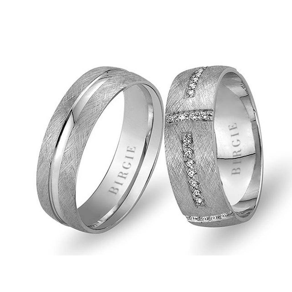 White Gold Beykoz Wedding Band w/ Diamonds