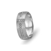 White Gold Beykoz Wedding Band w/ Diamonds