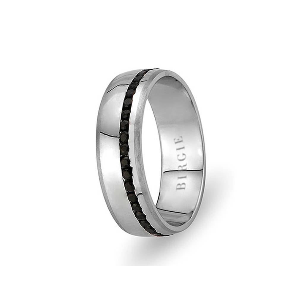 White Gold Balat Wedding Band w/ Diamonds