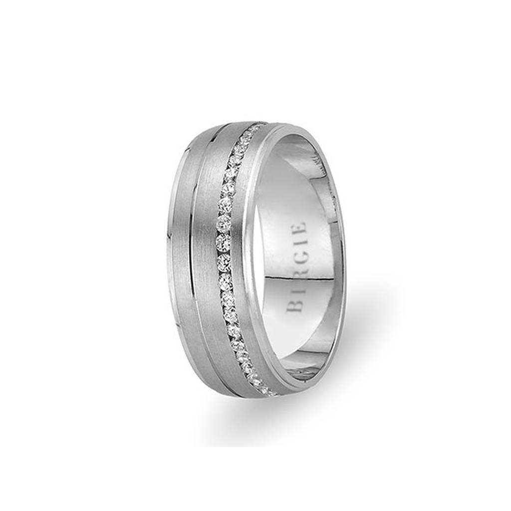 White Gold Topkapi Wedding Band w/ Diamonds - Birgie Diamant | Fine Jewellery - Diamant & Edelstein Schmuck