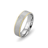 White and Yellow Gold Nigar Wedding Band