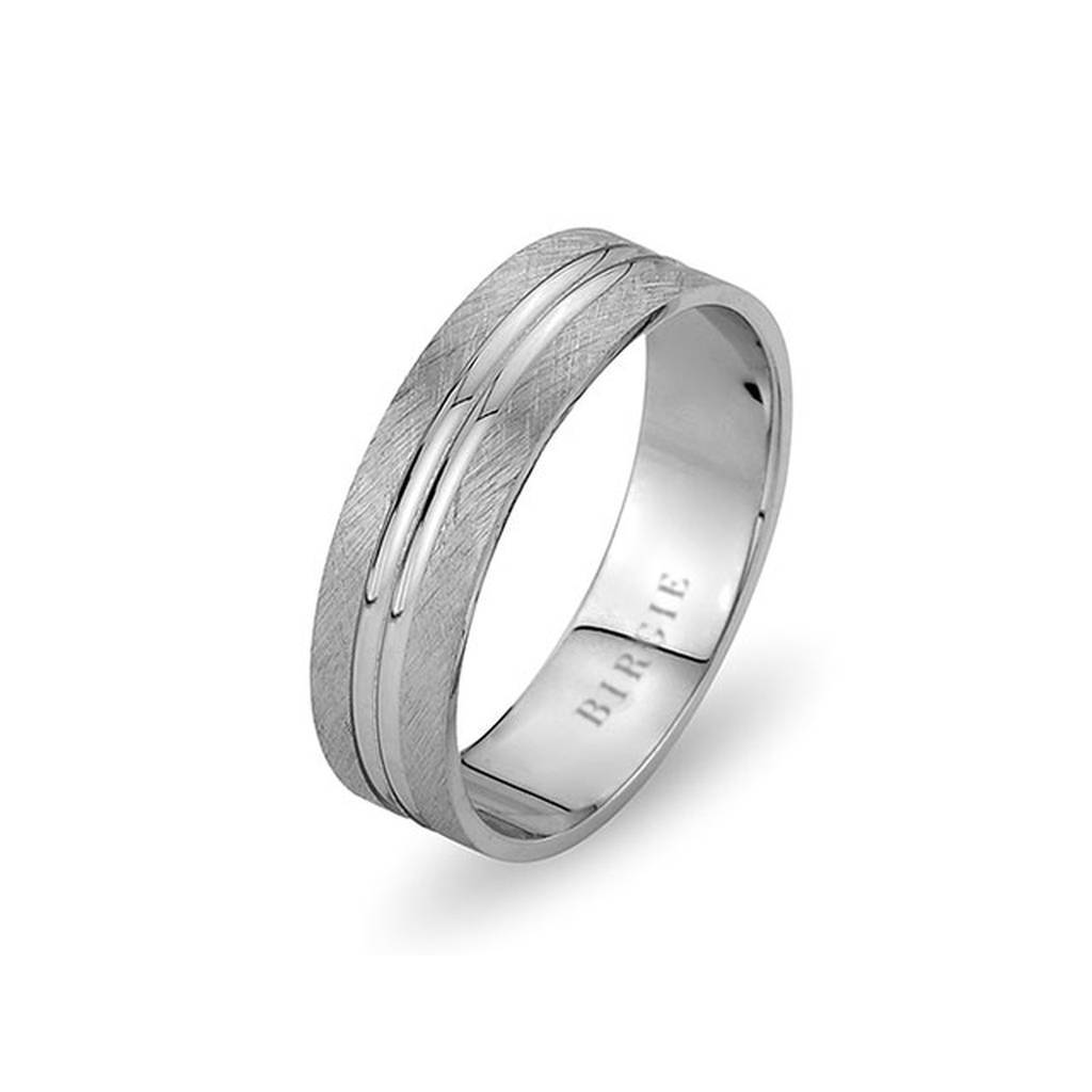 White Gold Mahidevran Wedding Band - Birgie Diamant | Fine Jewellery - Diamant & Edelstein Schmuck