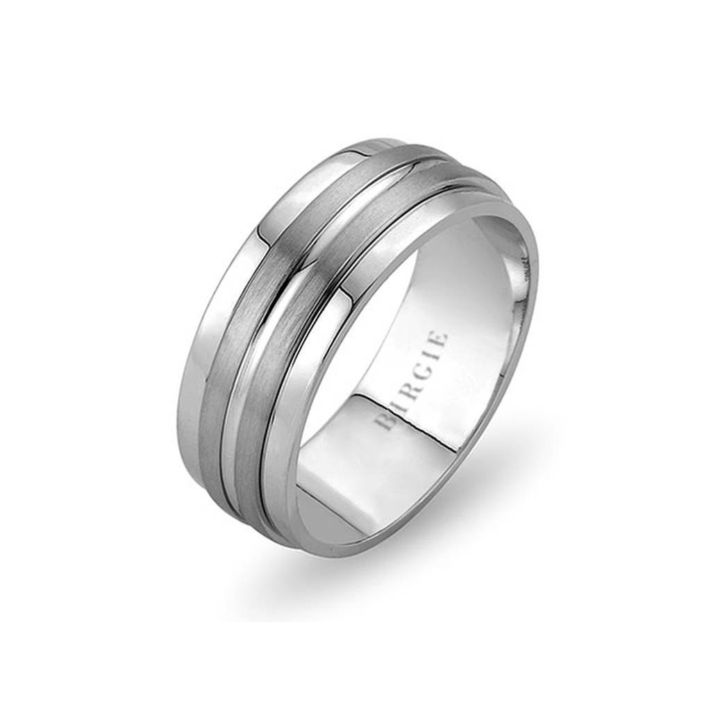 White Gold Nefi Wedding Band - Birgie Diamant | Fine Jewellery - Diamant & Edelstein Schmuck