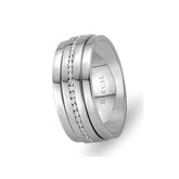 White Gold Nefi Wedding Band w/ Diamonds - Birgie Diamant | Fine Jewellery - Diamant & Edelstein Schmuck