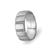 White Gold Dehhani Wedding Band w/ Diamonds