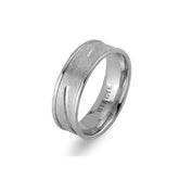 White Gold Samarkand Wedding Band - Birgie Diamant | Fine Jewellery - Diamant & Edelstein Schmuck