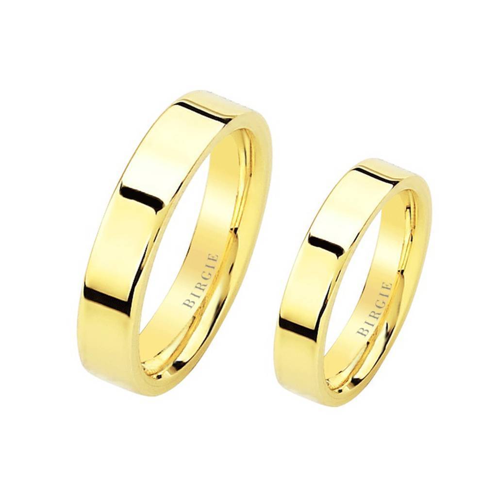 Yellow Gold Classical Wedding Band - Birgie Diamant | Fine Jewellery - Diamant & Edelstein Schmuck