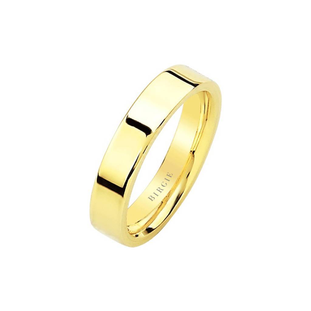 Yellow Gold Classical Wedding Band - Birgie Diamant | Fine Jewellery - Diamant & Edelstein Schmuck