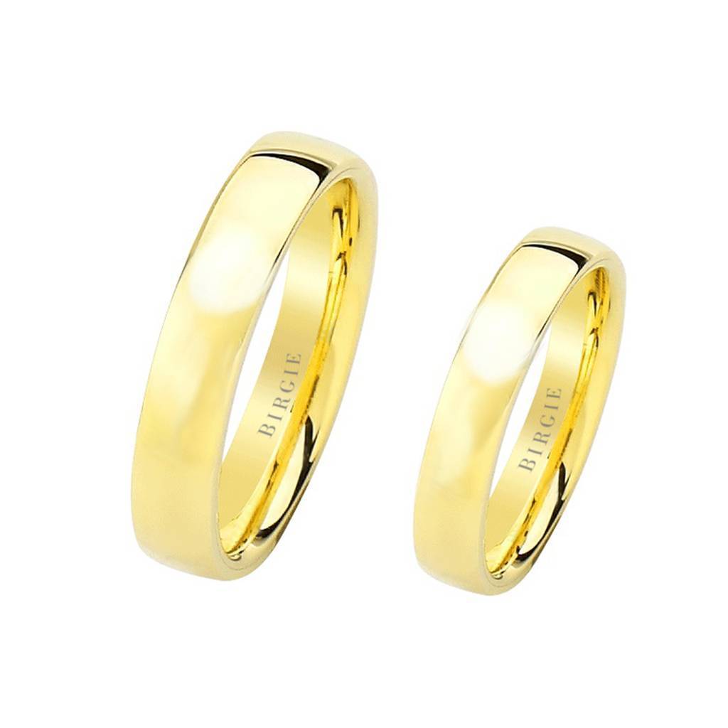 Yellow Gold Convex Classical Wedding Band - Birgie Diamant | Fine Jewellery - Diamant & Edelstein Schmuck