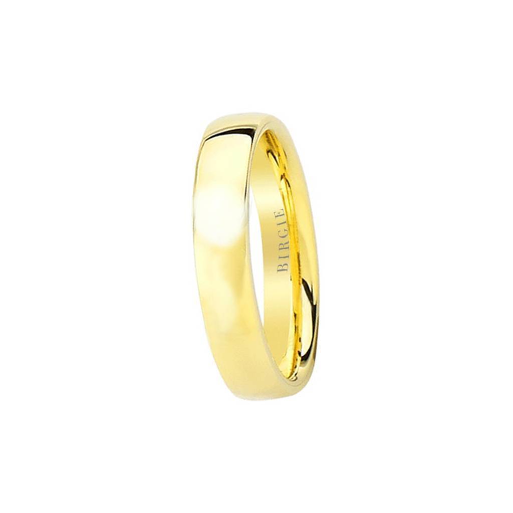 Yellow Gold Convex Classical Wedding Band - Birgie Diamant | Fine Jewellery - Diamant & Edelstein Schmuck