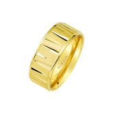 Yellow Gold Genoise Wedding Band - Birgie Diamant | Fine Jewellery - Diamant & Edelstein Schmuck