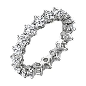 G Colour 3.38 Carat Diamond Eternity Wedding Ring