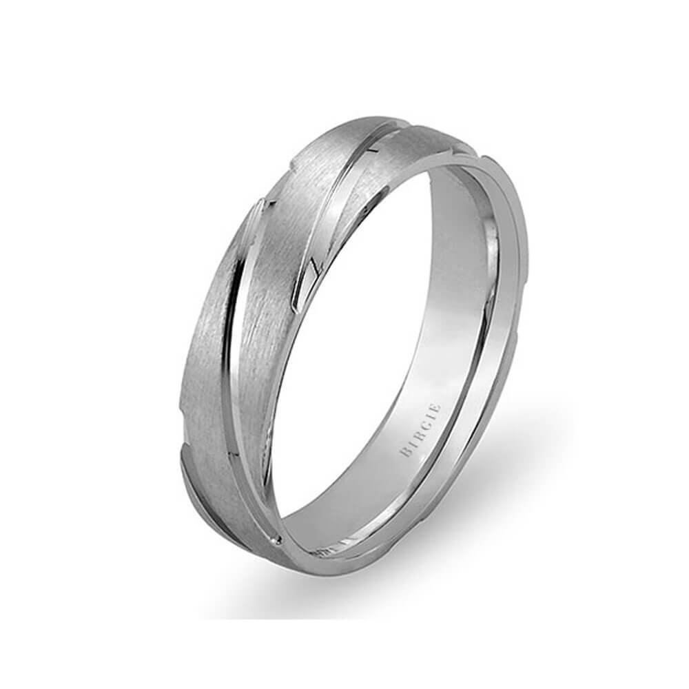 White Gold Kizzuwatna Wedding Band - Birgie Diamant | Fine Jewellery - Diamant & Edelstein Schmuck